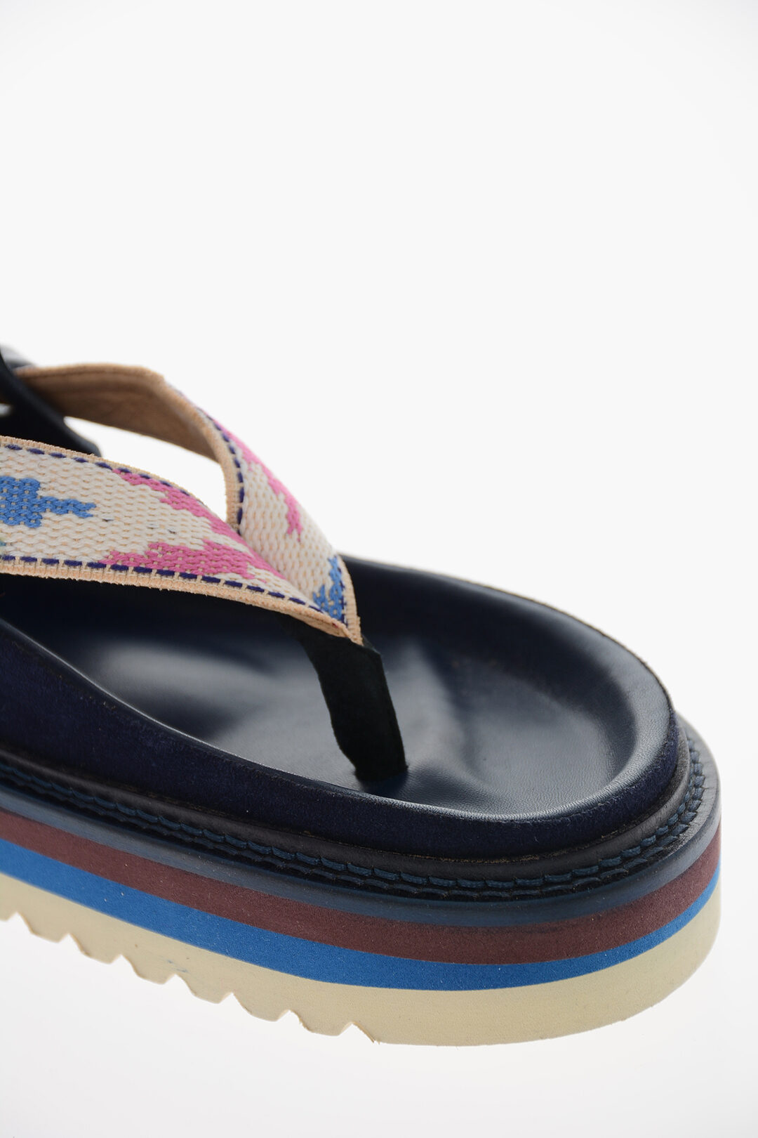 Isabel Marant Leather EDEME Thong Sandals with Chunky Sole damen 