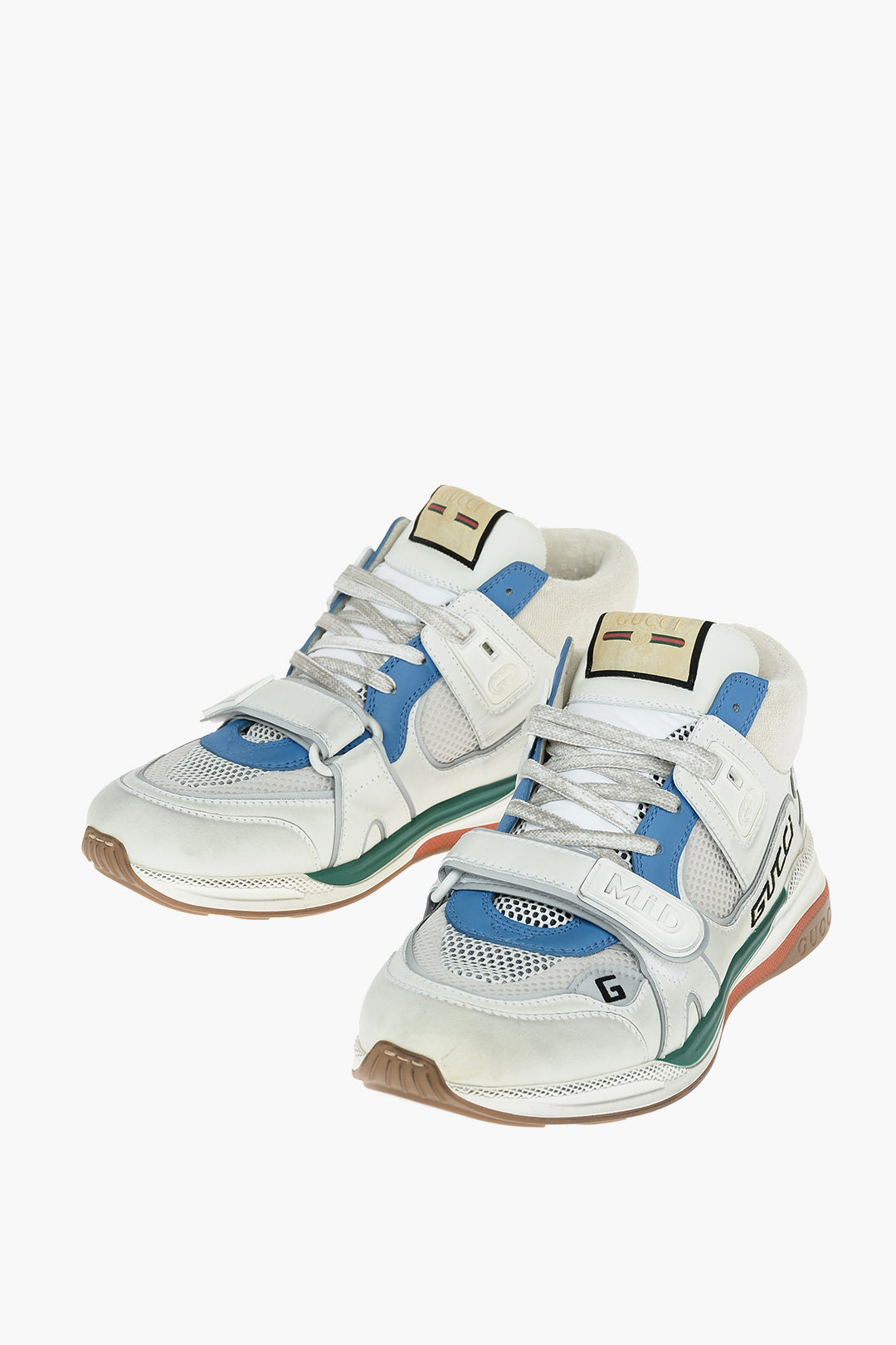 Gucci Leather Fabric ULTRAPACE High-top Sneakers with Logo embroidery men -  Glamood Outlet