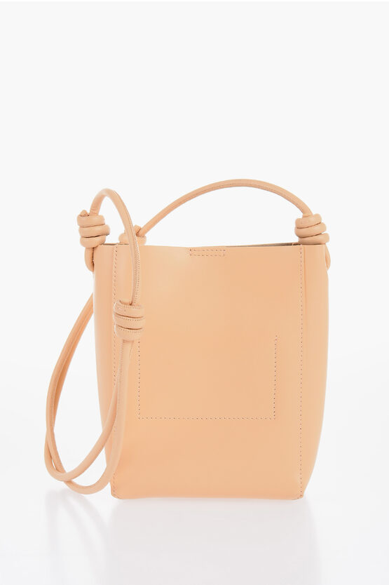 Leather GIRO Crossbody Bag with Adjustable Shoulder Strap