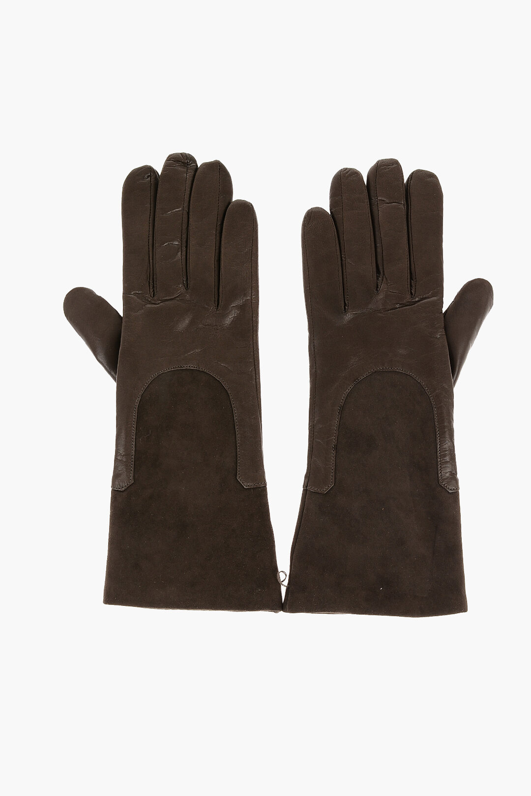 Gala Gloves Leather Gloves with Cashmere Lining and Suede Panel women