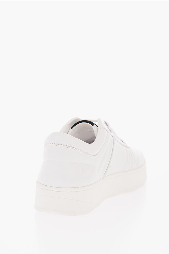 Jimmy Choo Leather HAWAII Sneakers with Perforated Detail women
