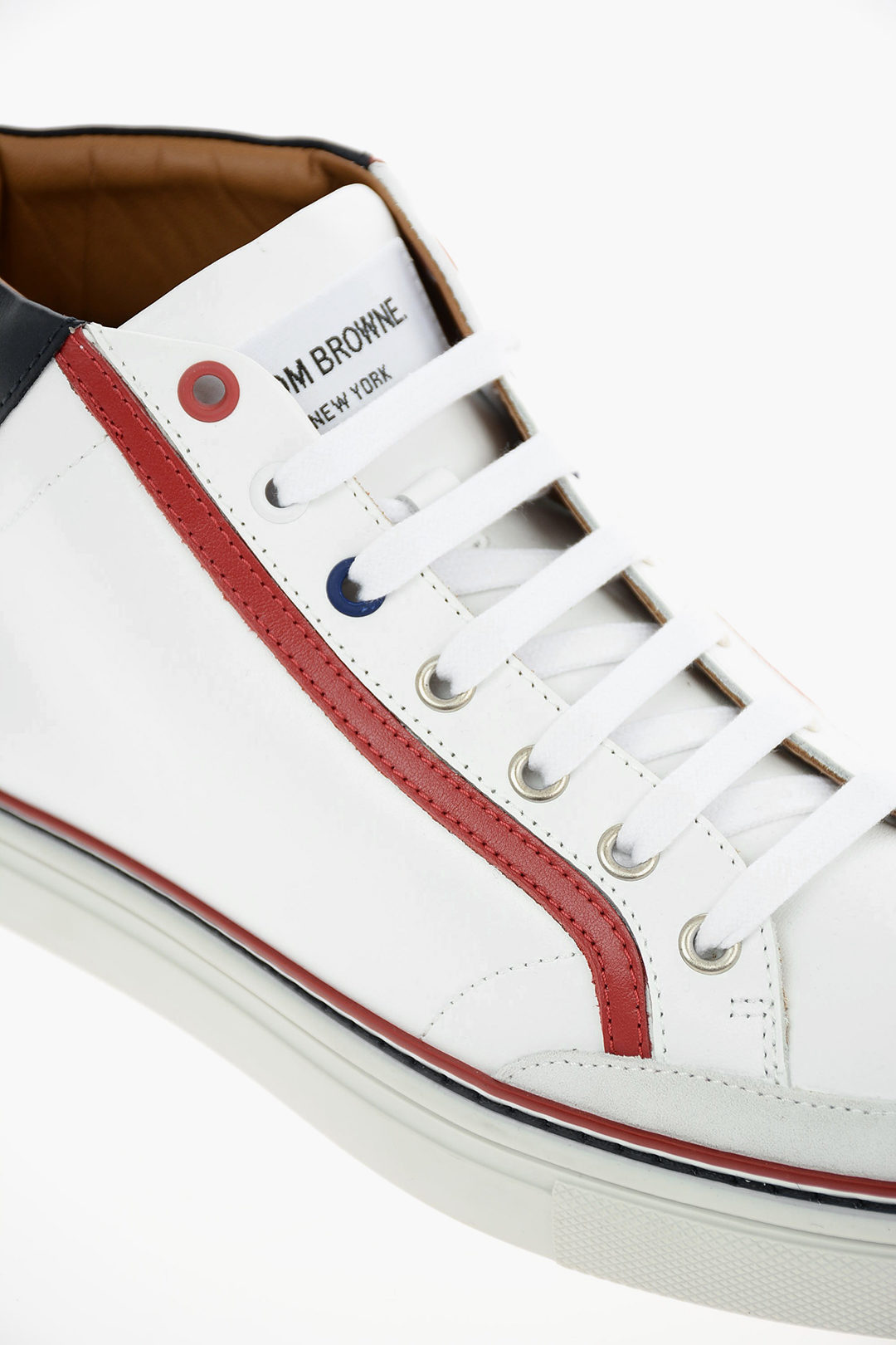 スニーカー THOM BROWNE SS25 SNEAKER IN PELLE (FFD133A F0488107) Eco Nylon Alumni Sneakers | Thom Browne