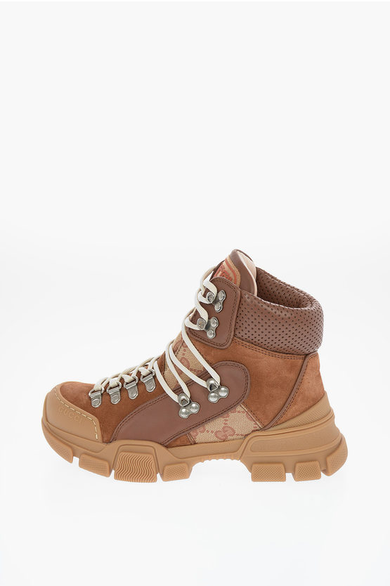 Gucci leather Hiking boots women - Glamood Outlet