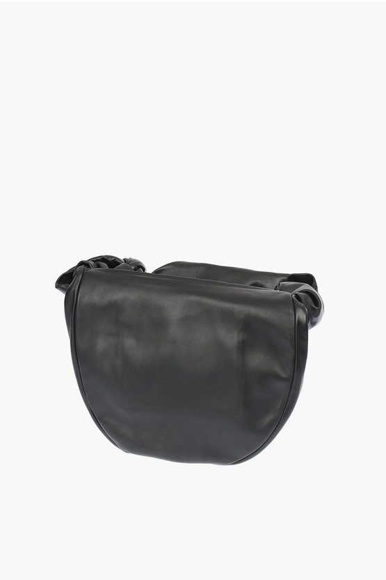 Jil Sander Leather Hobo Bag with Golden Zip women - Glamood Outlet