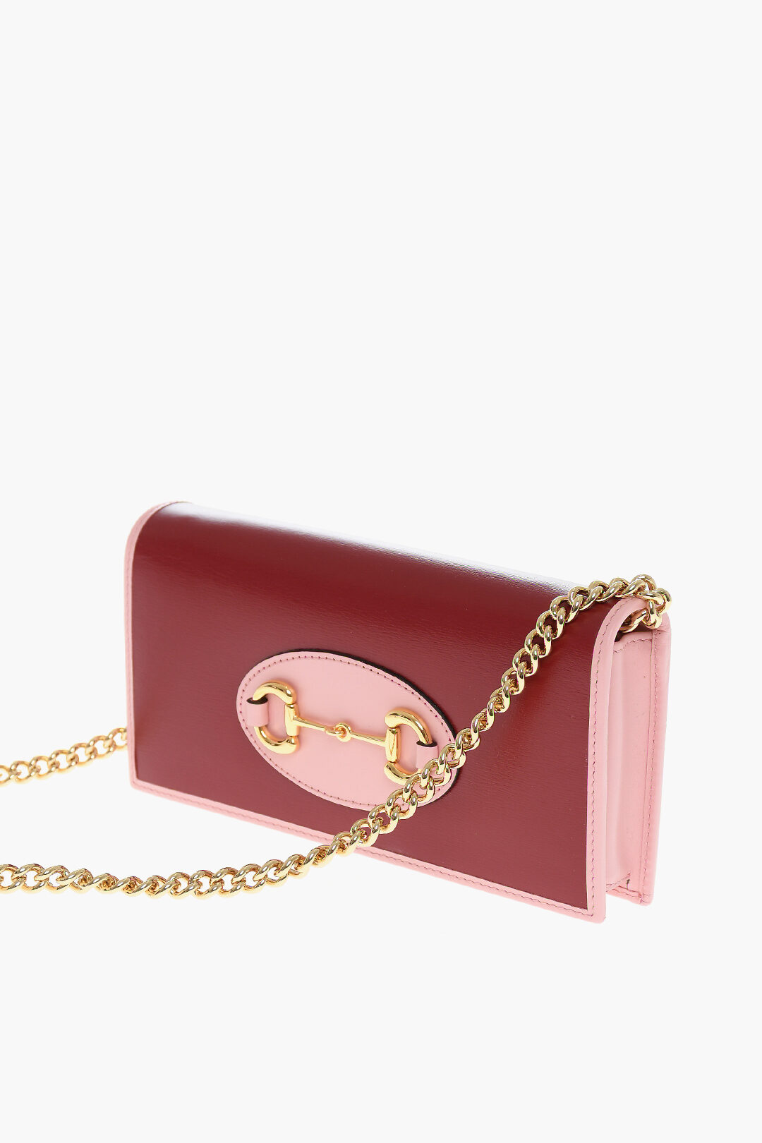 Gucci Leather HORSEBIT 1995 Wallet with Removable Chain