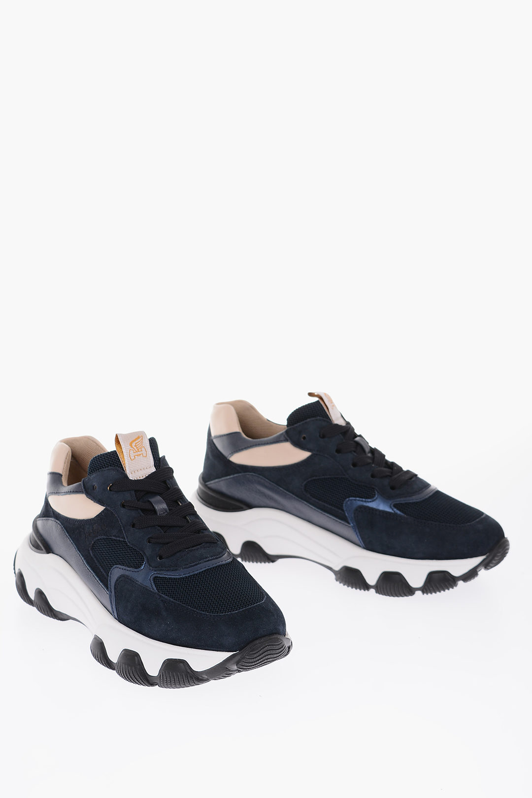 【関税込み】Hyperactive Sneakers - Hogan - Leather - Grey/Br Sneakers Hogan Hyperlight GREY for Man HXM5630ER90IPI8M06HM