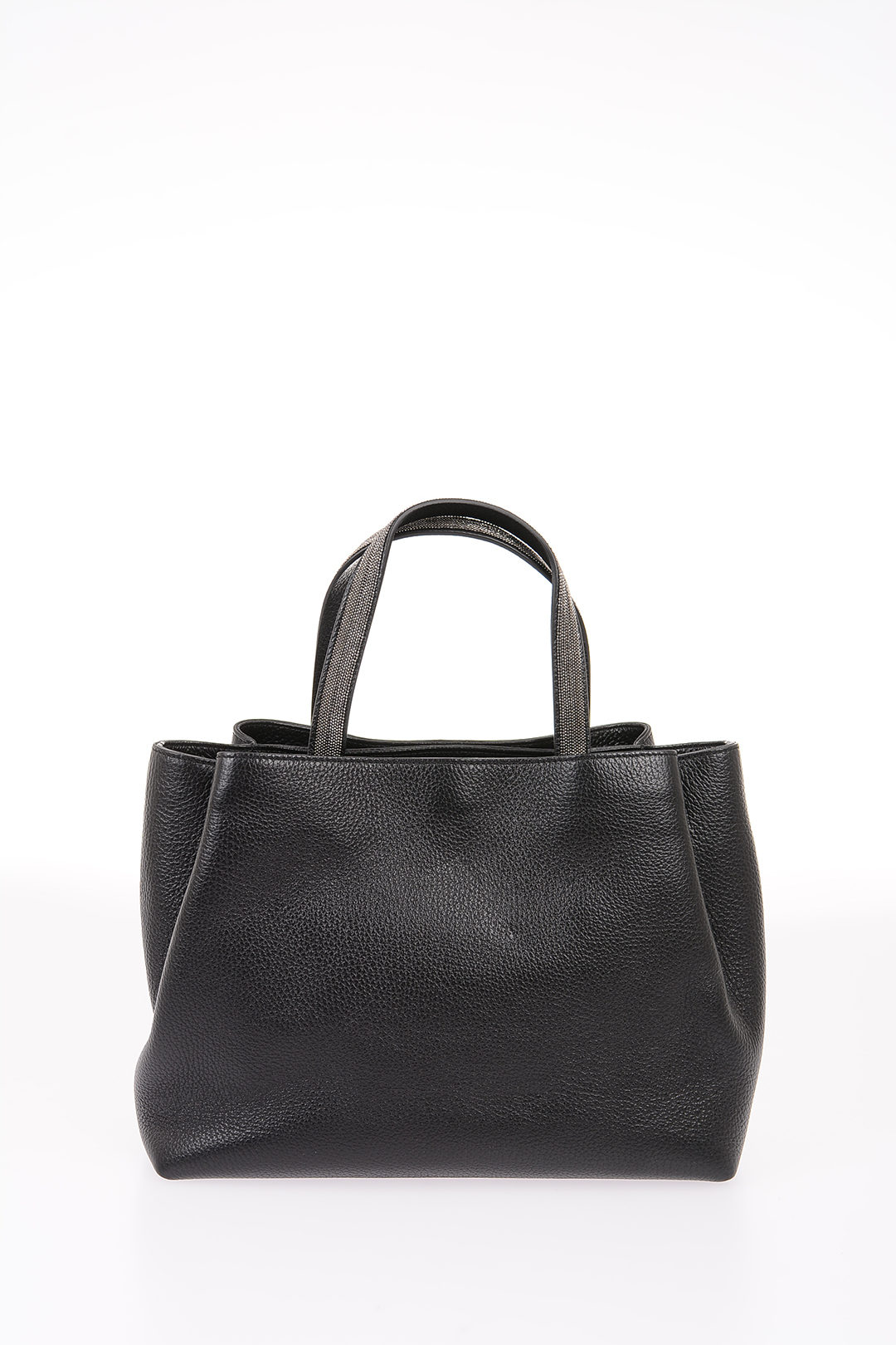 Leather Jewel Handle Mini INGA Tote Bag