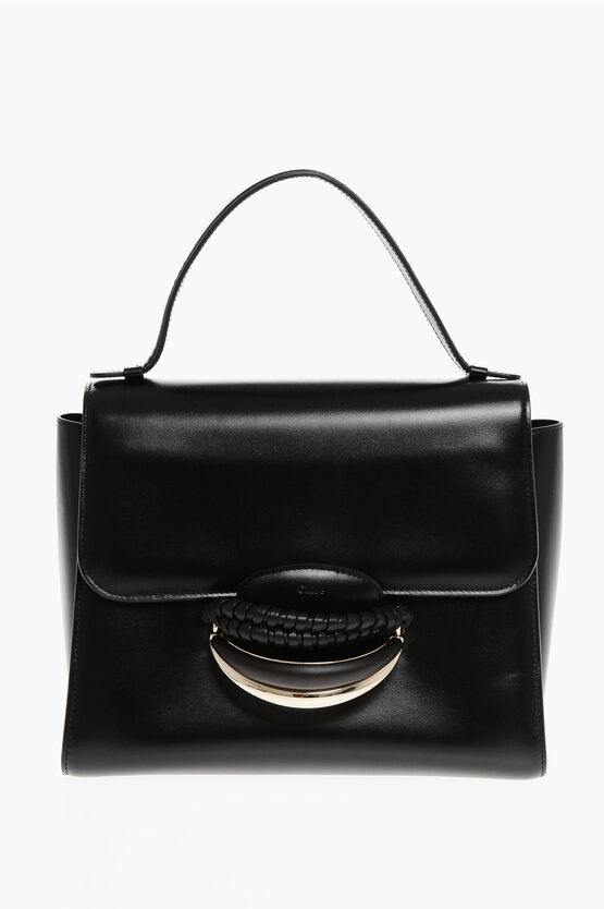 Chloé Leather Kattie Handbag With Removable Shoulder Strap