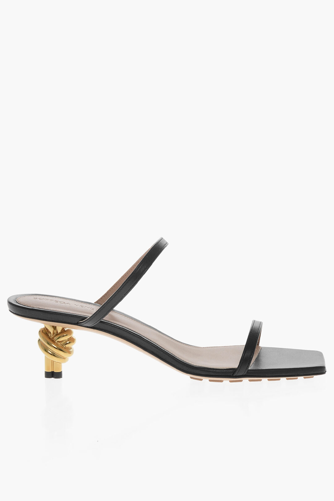 leather knot sandals