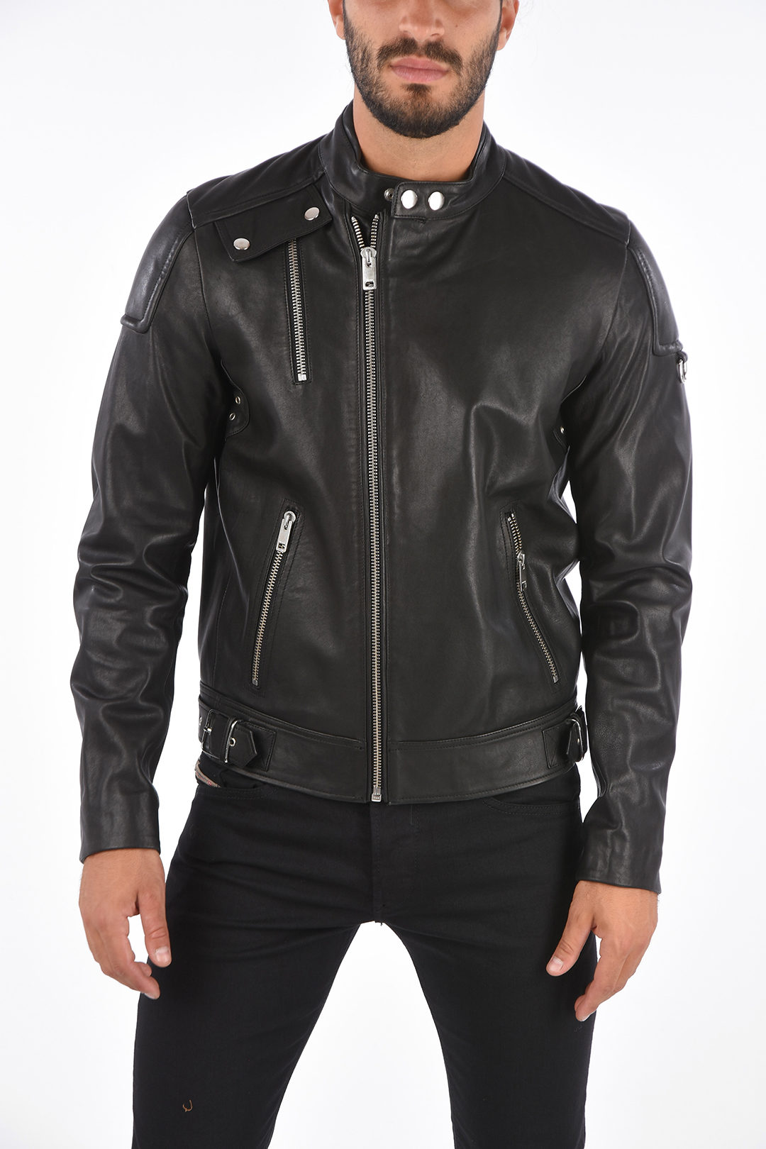 Bijwerken Uiterlijk schuur Diesel Leather L-CODY Jacket men - Glamood Outlet