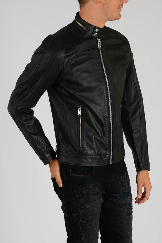 diesel nylon biker jacket