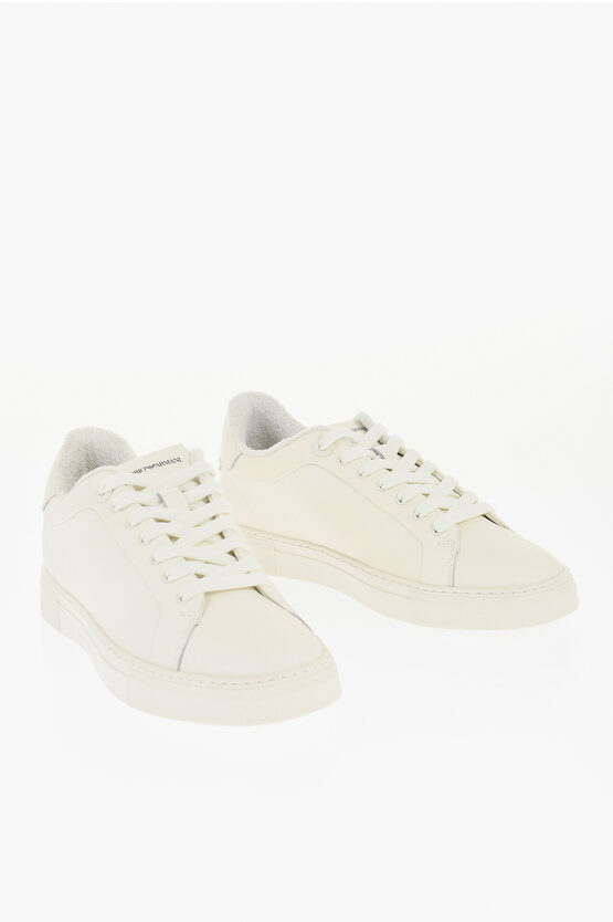 Leather Lace-Up Sne… - image