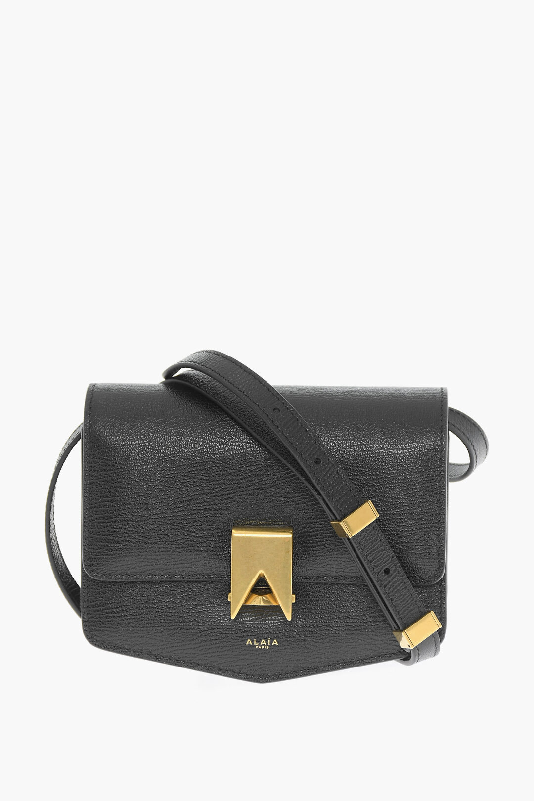 【ALAIA】Le Papaスモールレザークロスボディバッグ☆送料関税込 Alaïa Small Le Papa Shoulder Bag | Black | FARFETCH