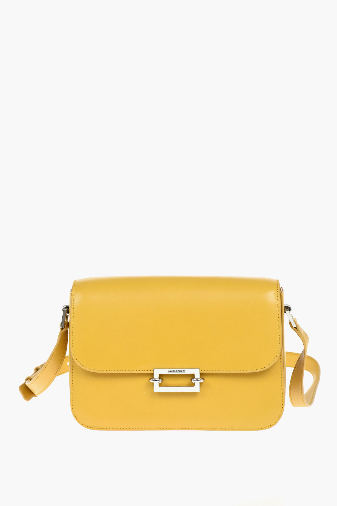 Alaïa, Le Coeur yellow leather crossbody bag