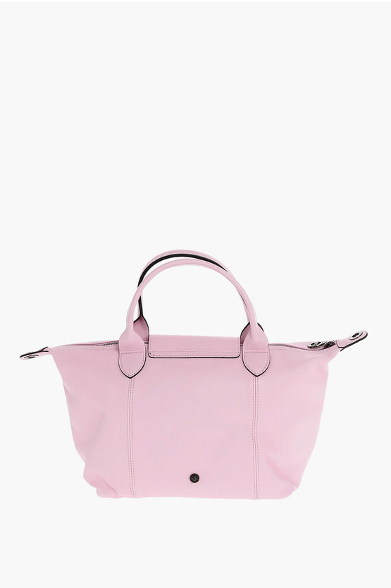 Longchamp Leather LE PLIAGE Tote Bag with Removable Shoulder Strap