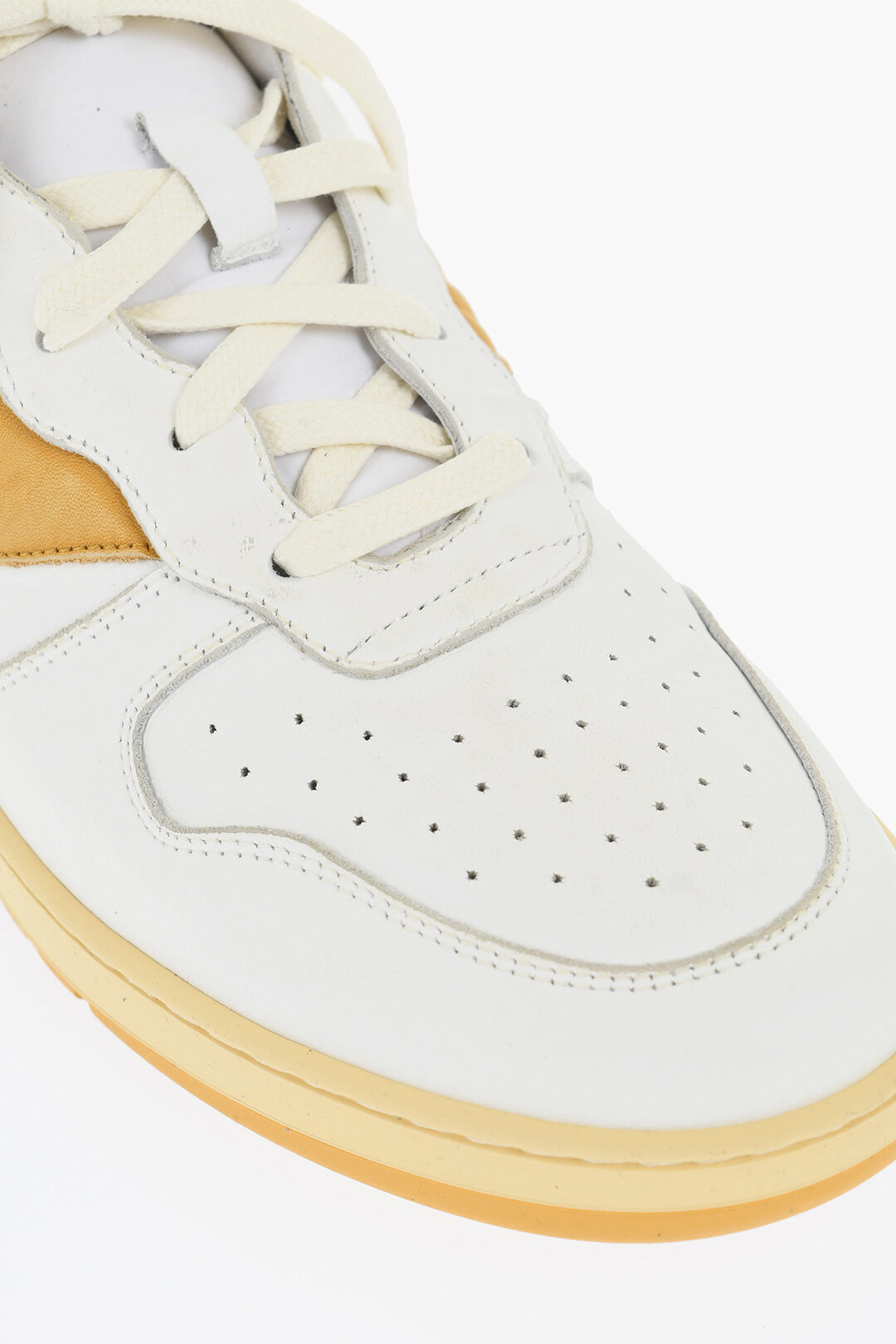 Leather Sneaker With Logo