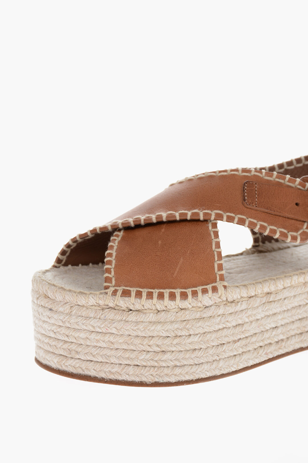 Chloe Leather LUCINDA Platform Sandals with Rope Sole women - Glamood ...