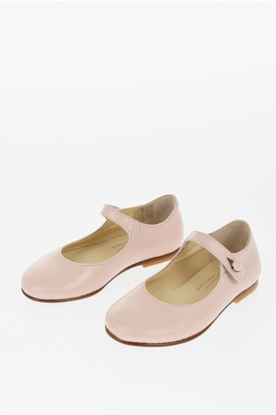 BONPOINT LEATHER MARY JANE BALLET FLATS