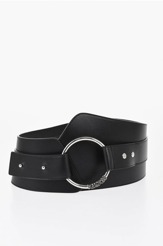 Versace Medusa Heritage Leather Waist Belt