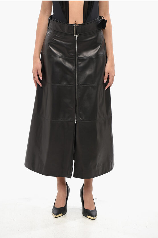 Leather Maxi Skirt … - image