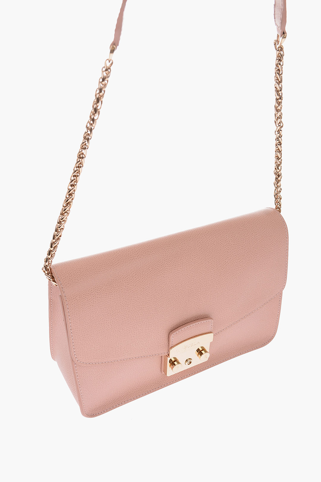 Furla - Metropolis Leather Shoulder Bag Light Pink