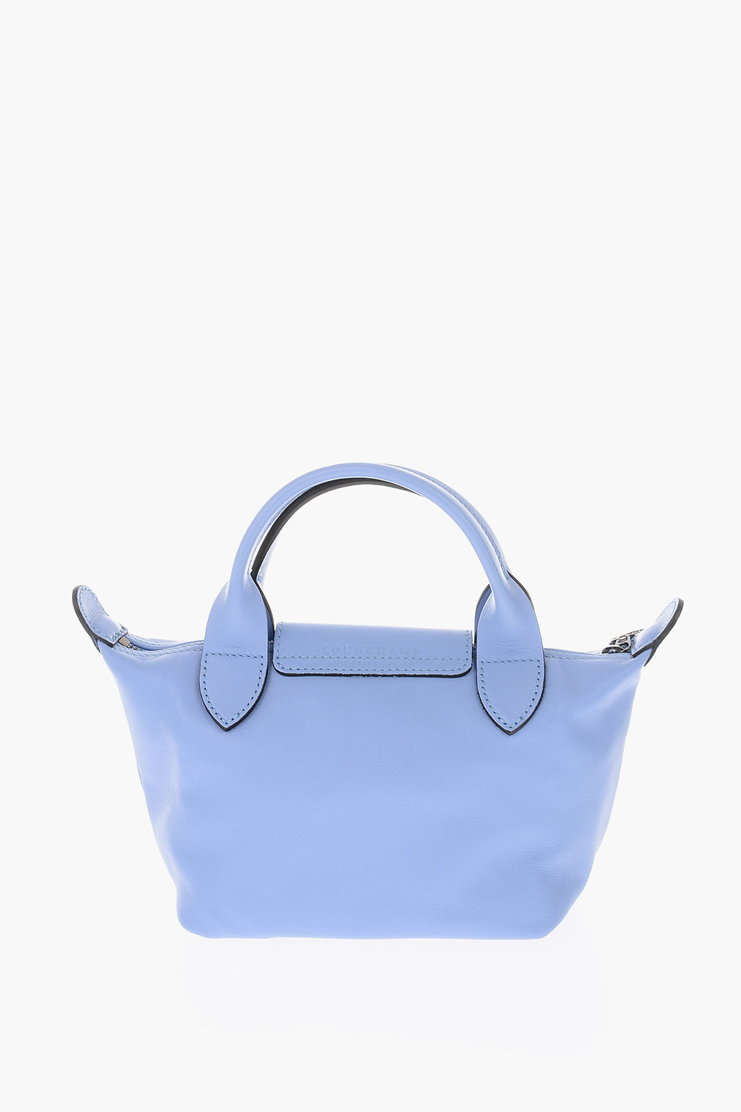 Longchamp leather mini handbag with removable shoulder strap women