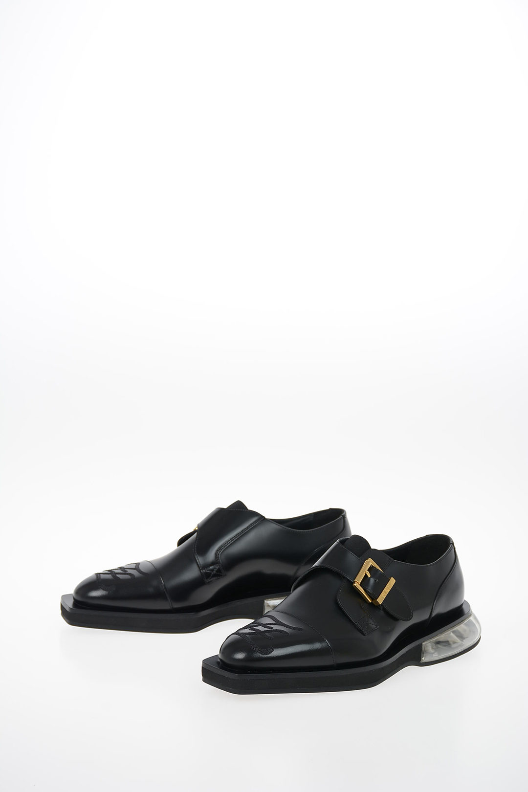 Fendi Leather Monk Shoes men - Glamood 