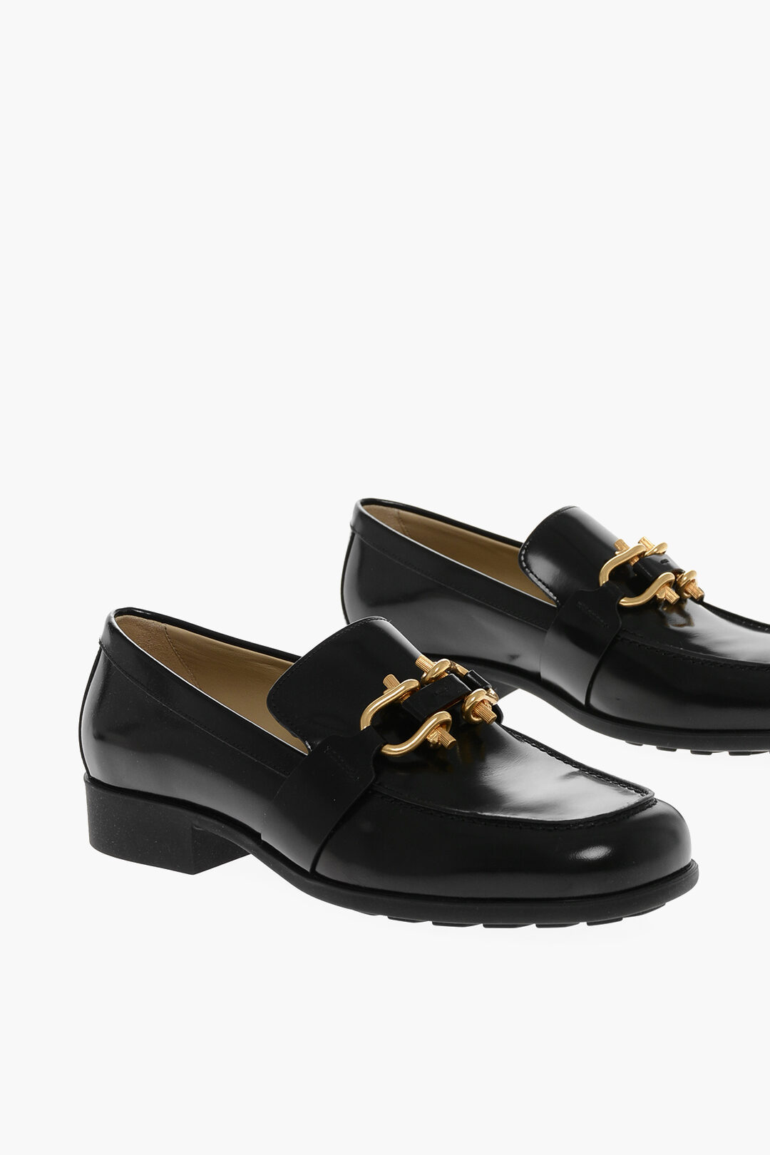VIP【送料無料・関税込】Bottega Veneta Monsieur Loafer Shoes Bottega Veneta Leather MONSIEUR Loafers with Double Buckle