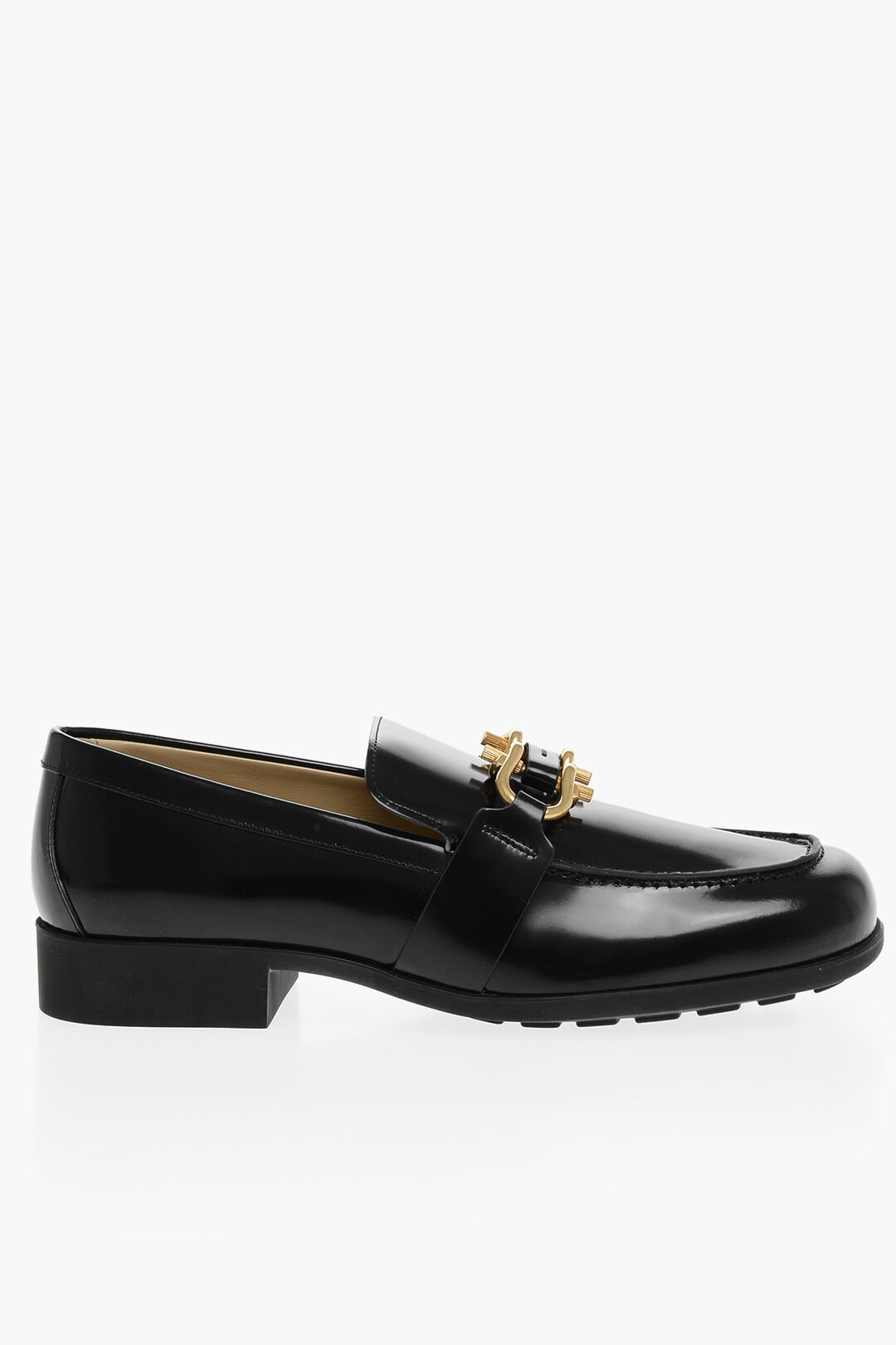 Bottega Veneta Leather MONSIEUR Loafers with Double Buckle