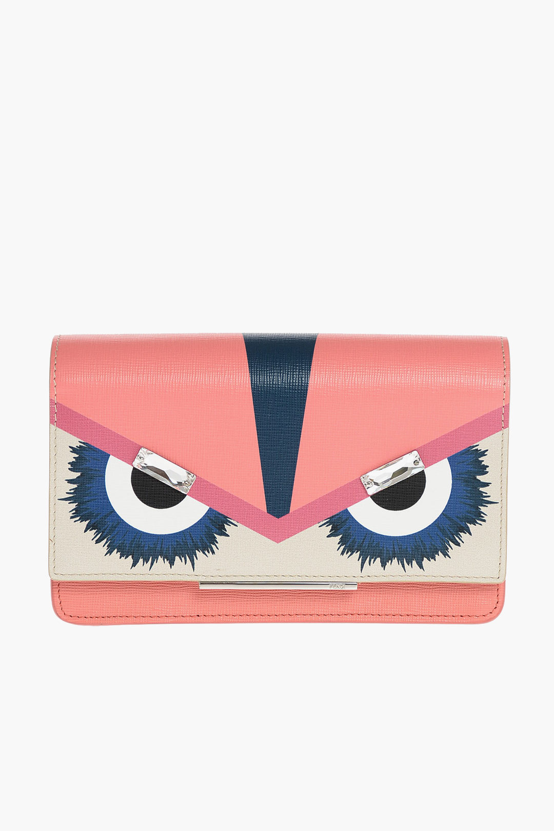 Fendi wallet red on sale eyes