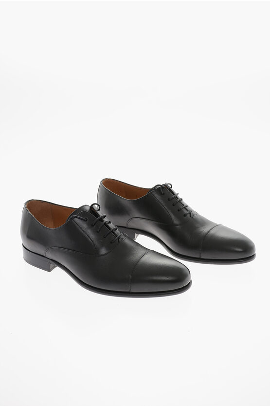 Corneliani Leather Oxford Shoes With Leather Soles men Glamood Outlet