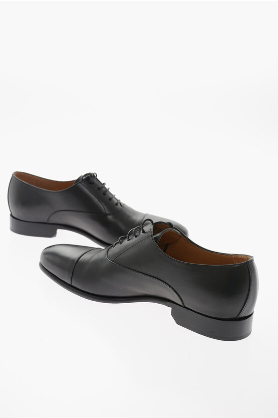 Corneliani Leather Oxford Shoes With Leather Soles men Glamood Outlet