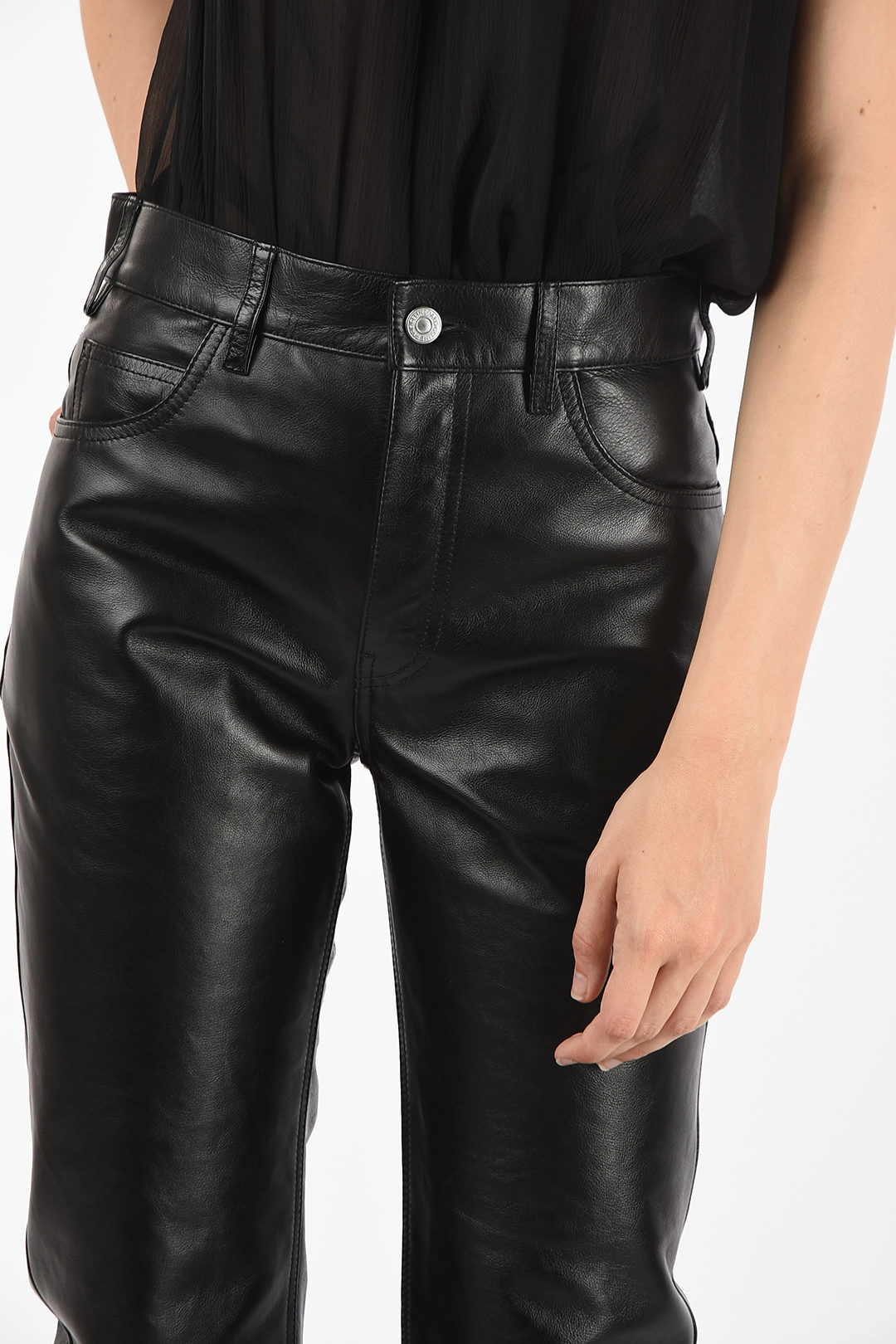 Celine leather pants women - Glamood Outlet