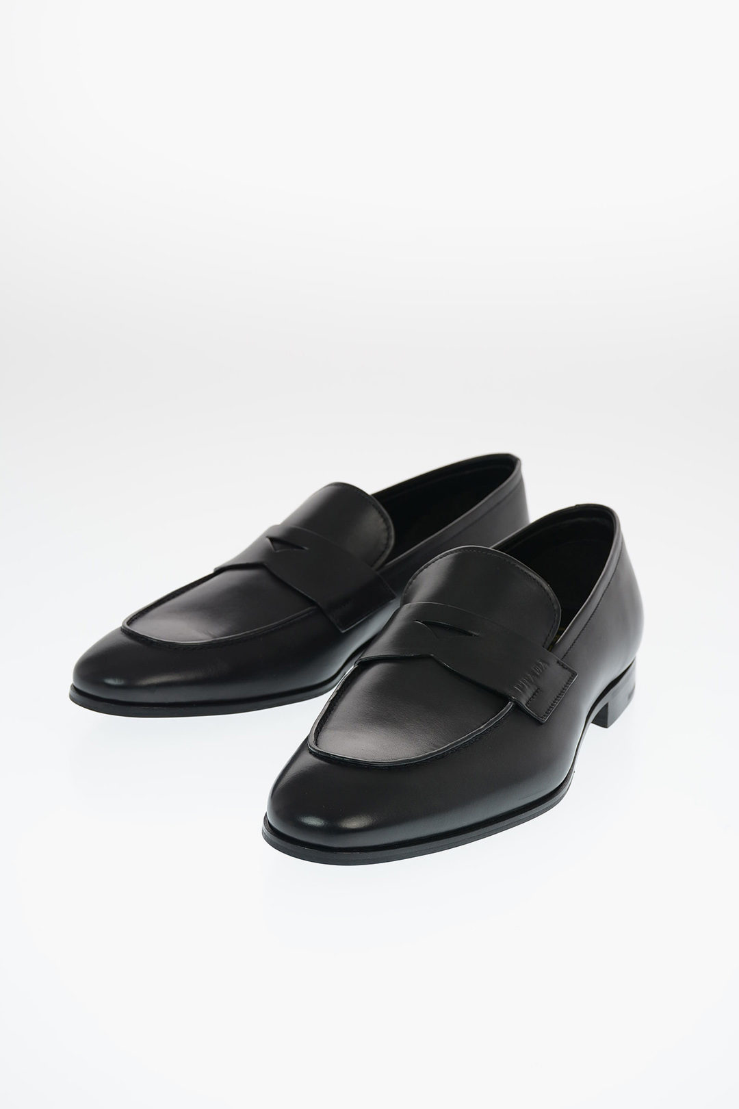 Prada Leather Penny Loafers men - Glamood Outlet