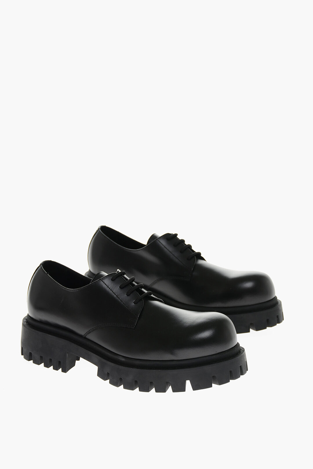 Balenciaga Leather Platform Derby Shoes with Carrion Sole men - Glamood ...