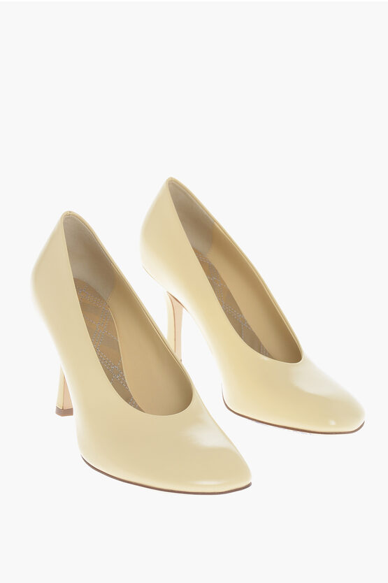 Burberry Leather Pumps With Covered Heel 9cm
