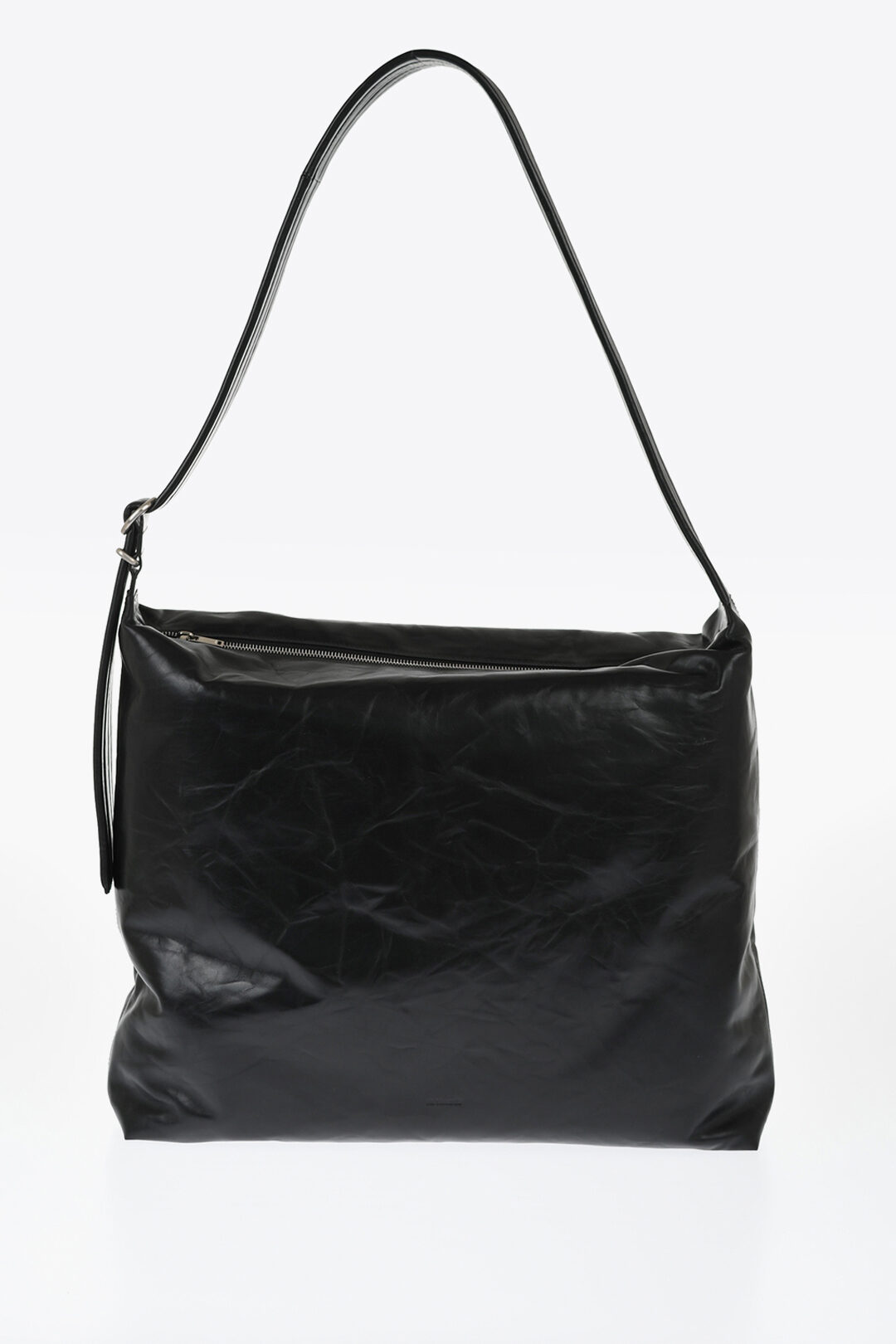 関税送料込Jil Sander Padded Leather Bag Jil Sander Leather Quilted Crossbody Bag with Zip Closure