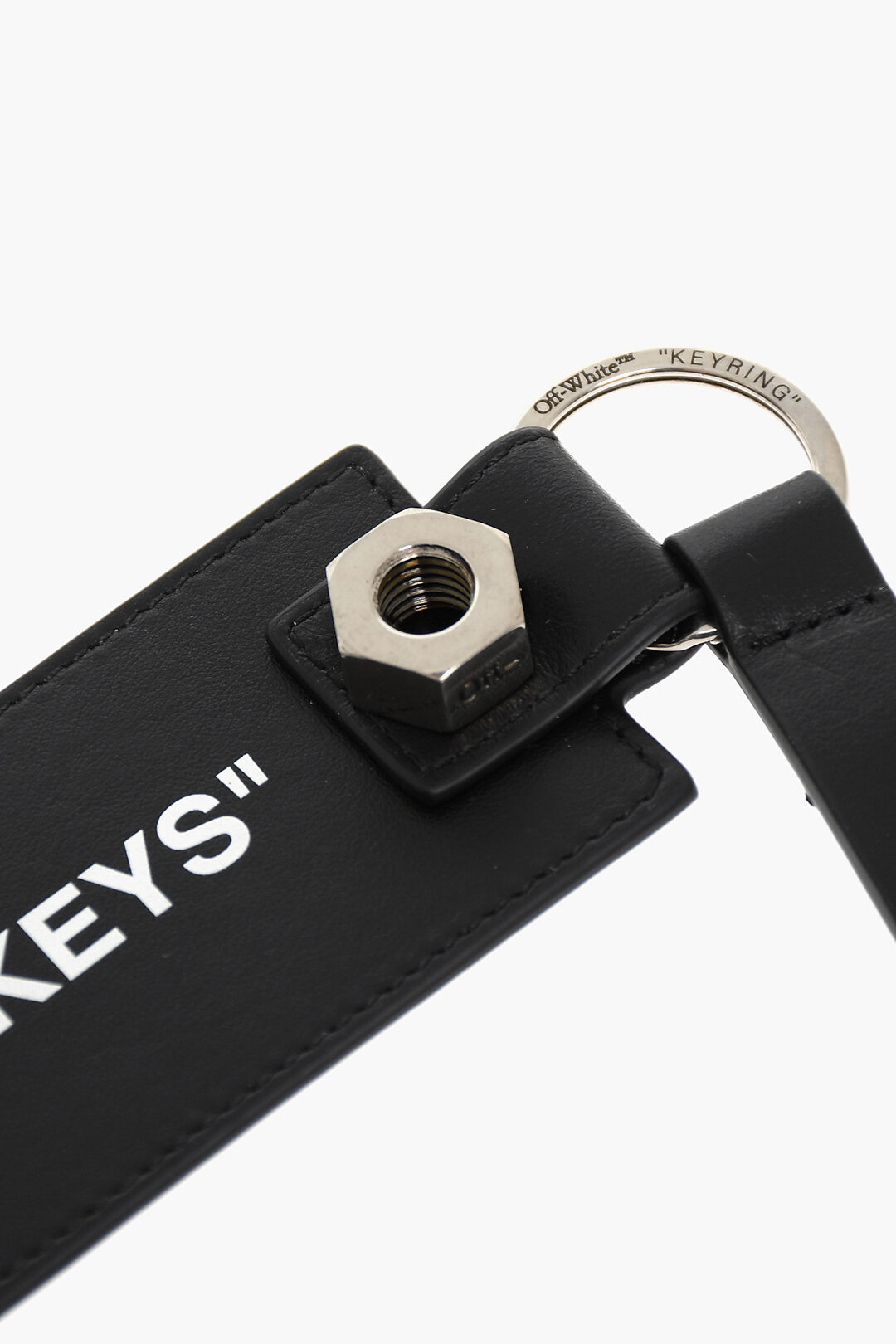 Off white deals quote keychain