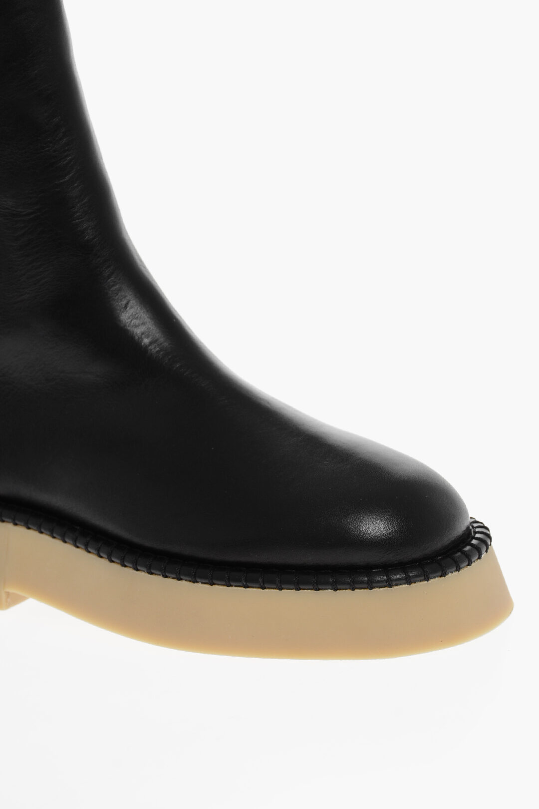 resonda fashion leather ankle bootie