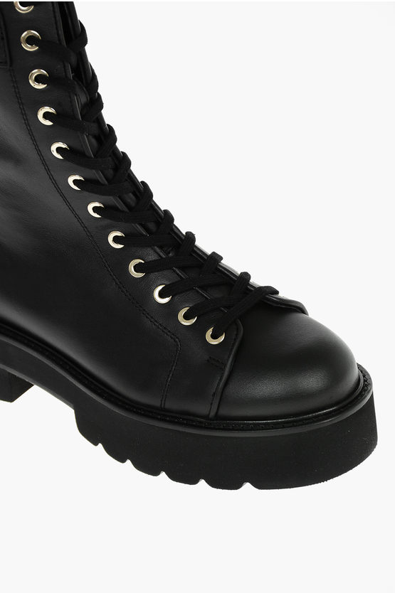 stuart weitzman tyler ultralift leather lug boots