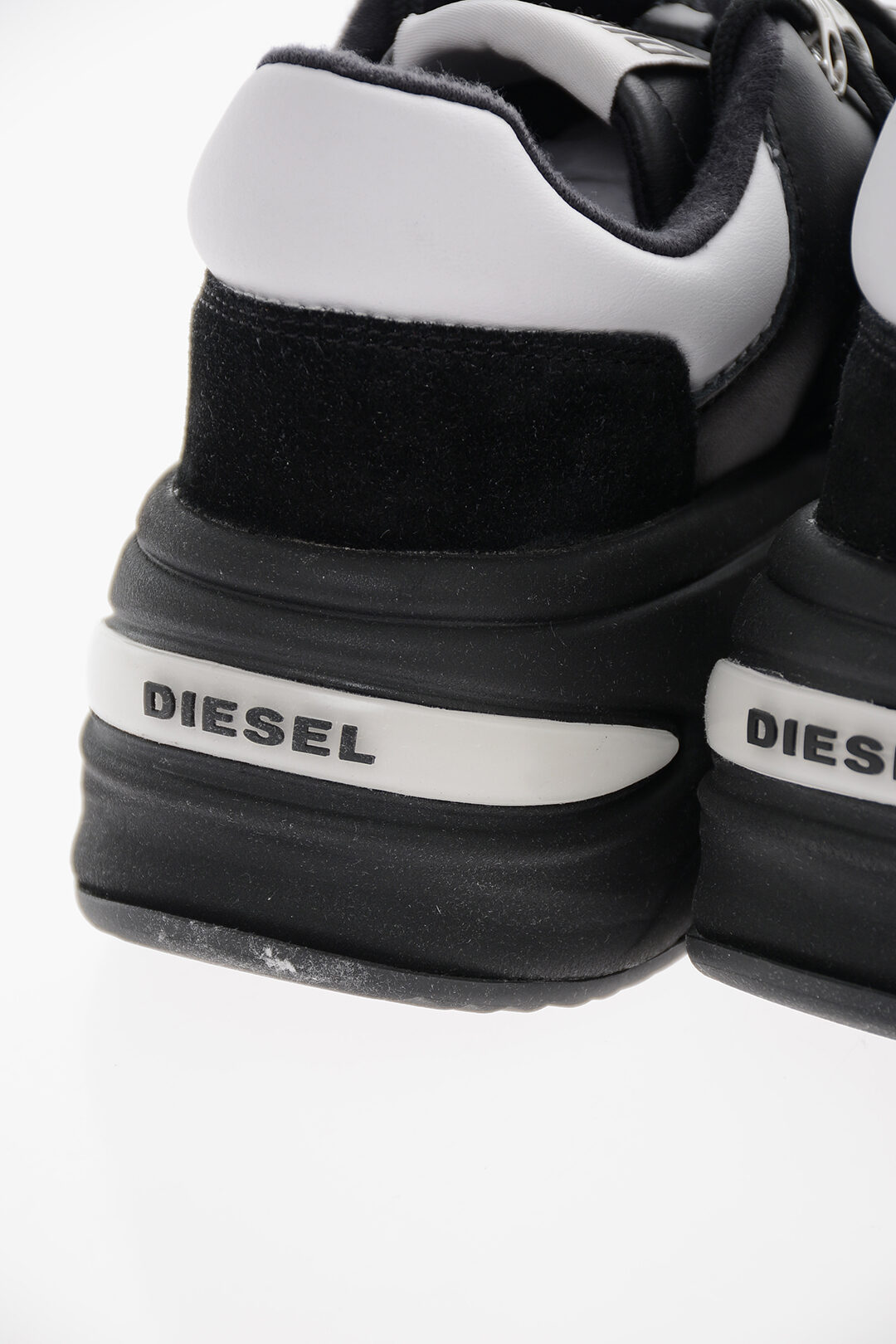 Diesel Leather S-HERBY TREK EVO Chunky Low-Top Sneakers 6cm