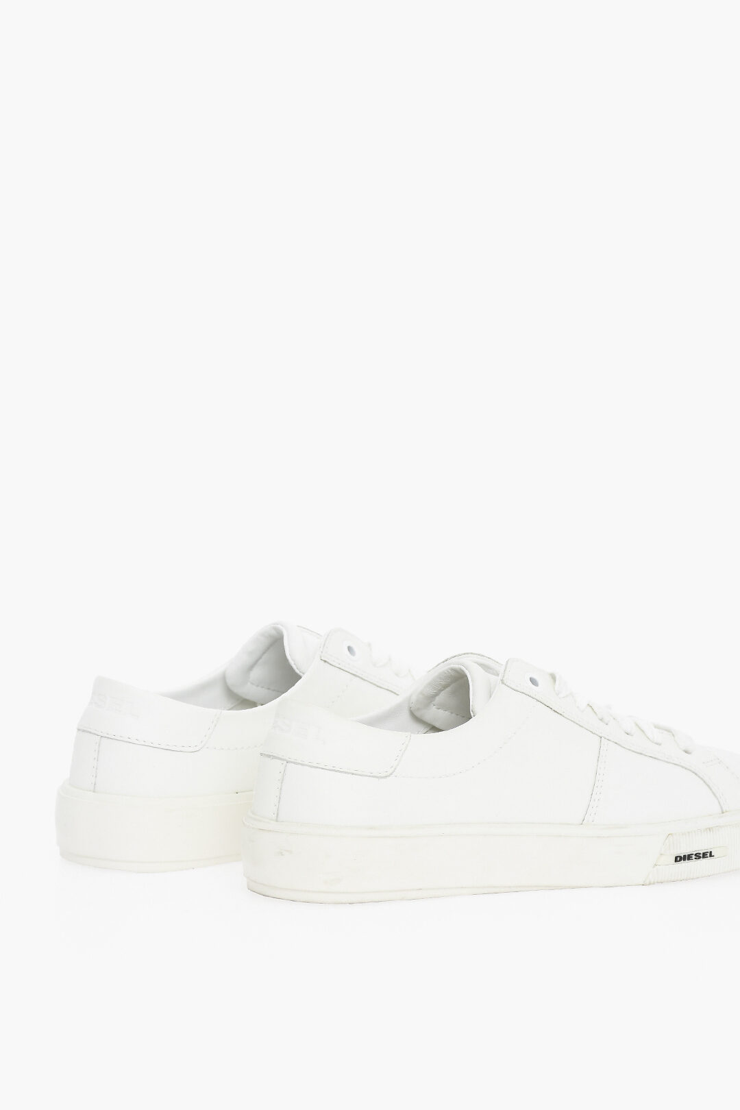 DIESEL レザースニーカー S-MYDORI LC クリーム（新品未使用） Diesel Leather S-MYDORI LC Low Top Sneakers women - Glamood