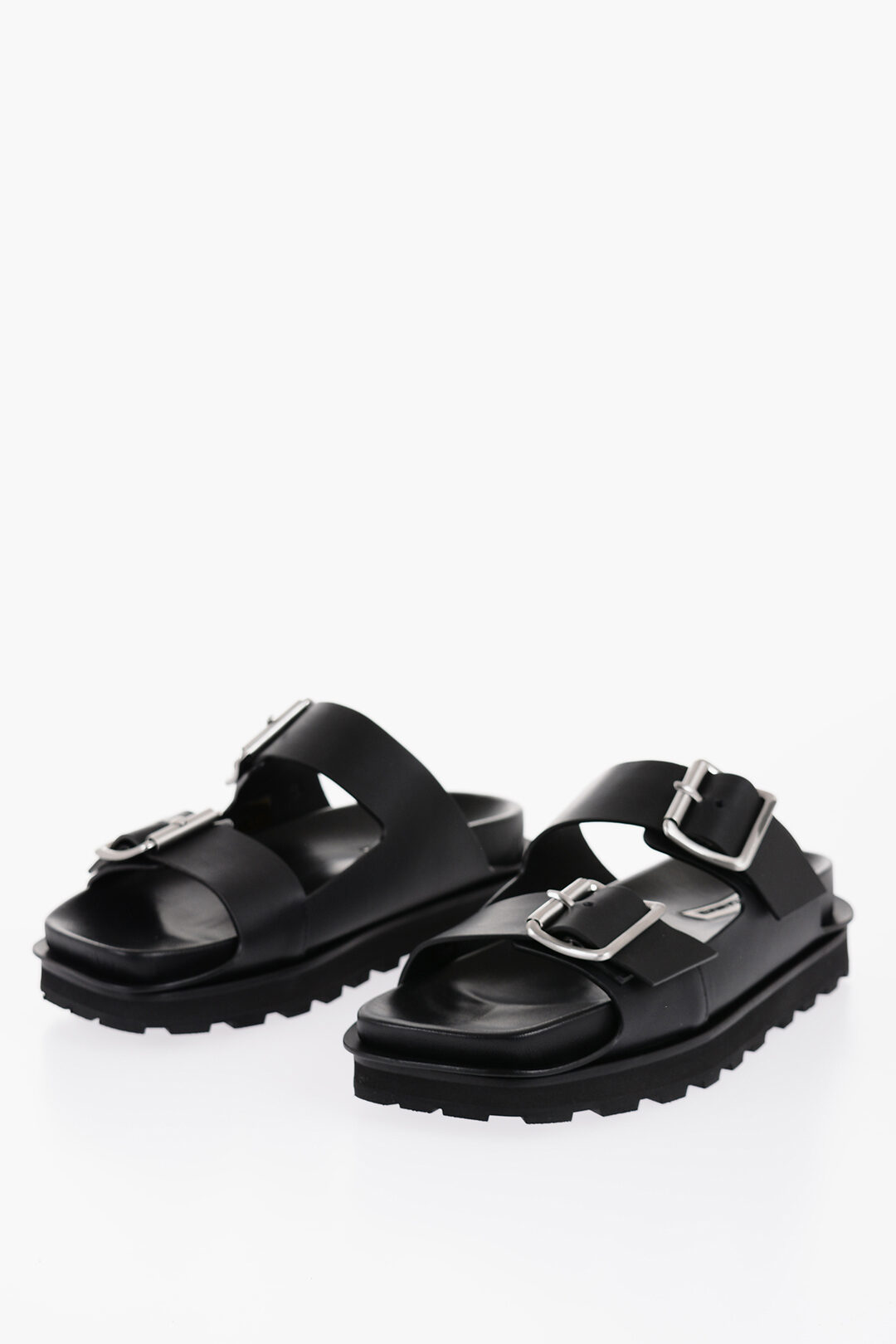 本日のタイムセール - ホットプレート / ホット Sander Jil Leather Glamood - men Buckle Double with Sandals 靴