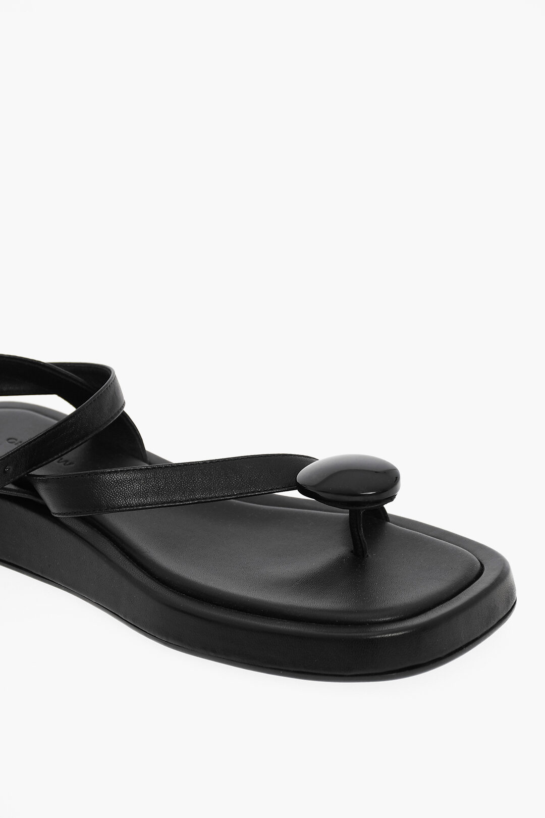 Leather Sandals With Strap women Glamood Outlet