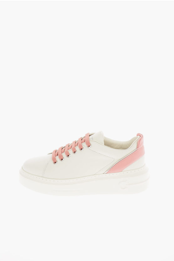 スニーカー FERRAGAMO PLATFORM LEATHER SNEAKERS 21830449_52501692_600.jpg