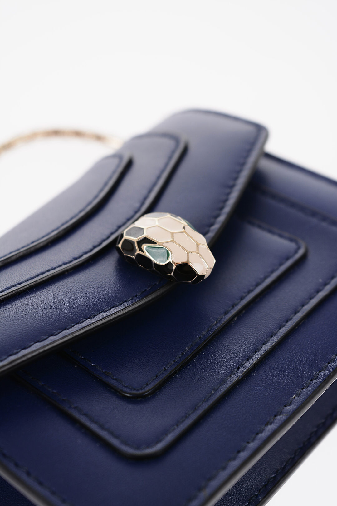 【BVLGARI】 Serpenti Forever Porta Carte Con Cerniera Serpenti Forever Card Holder Calf Leather 294387 | Card