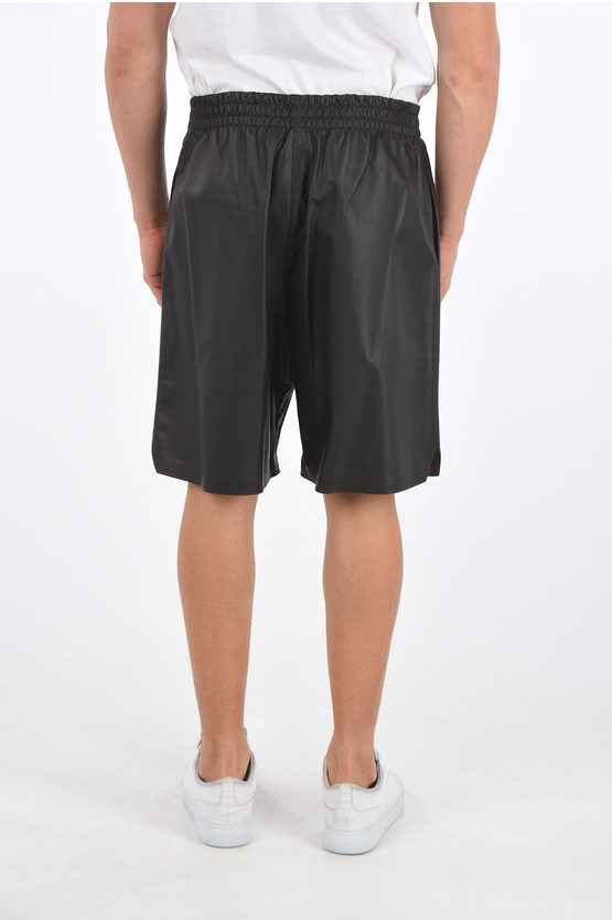ショートパンツ BOTTEGA VENETA Printed leather shorts (771089V2S70 9155) BOTTEGA VENETA Printed Leather Shorts (BOTTEGA VENETA