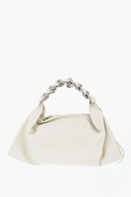 【送料&関税込】Burberry White Leather Shield Lock Shoulder Burberry White Leather Shield Lock Shoulder Bag for Women