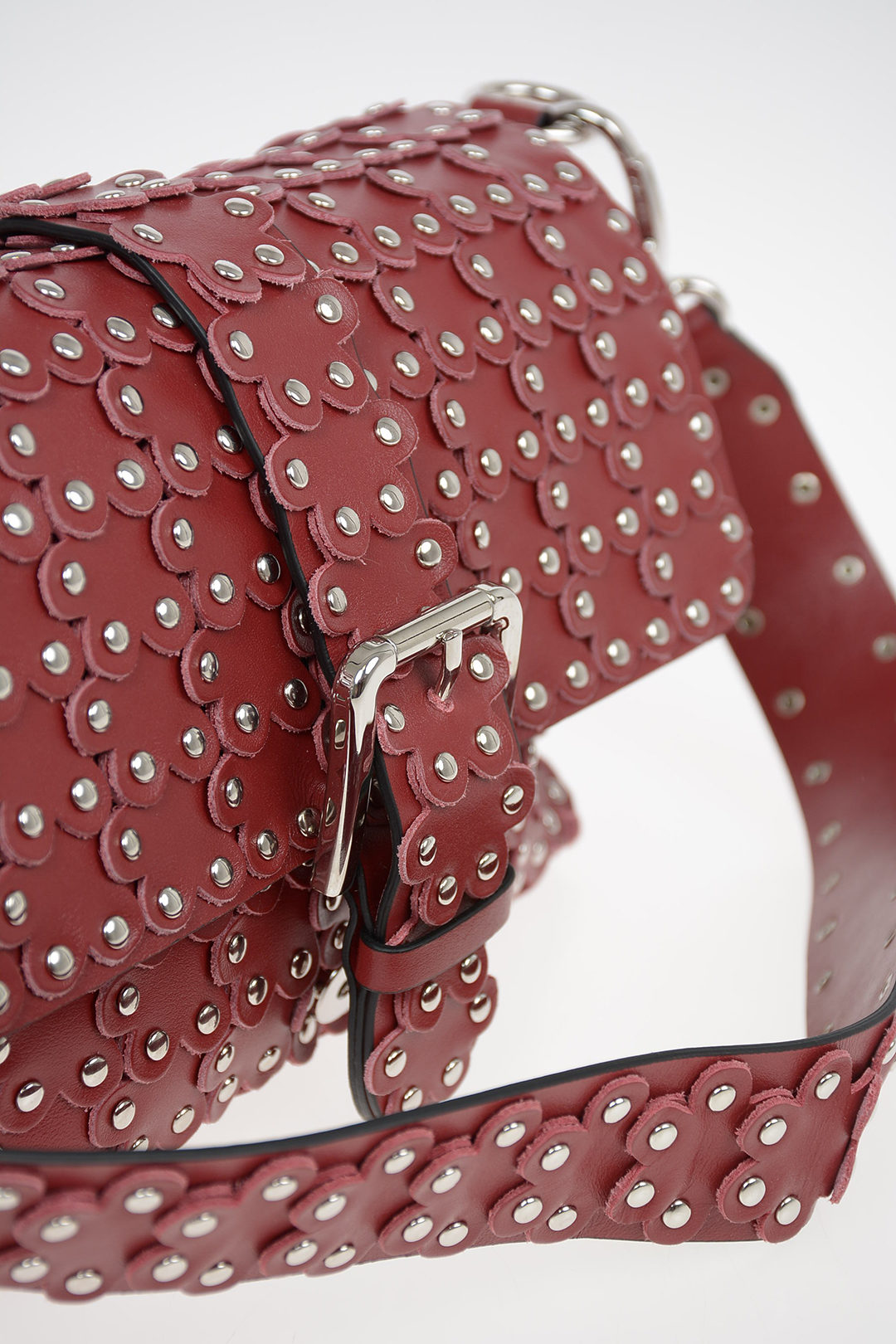 Valentino Brown VRing Leather Shoulder Bag Red Pony-style calfskin  ref.213629 - Joli Closet