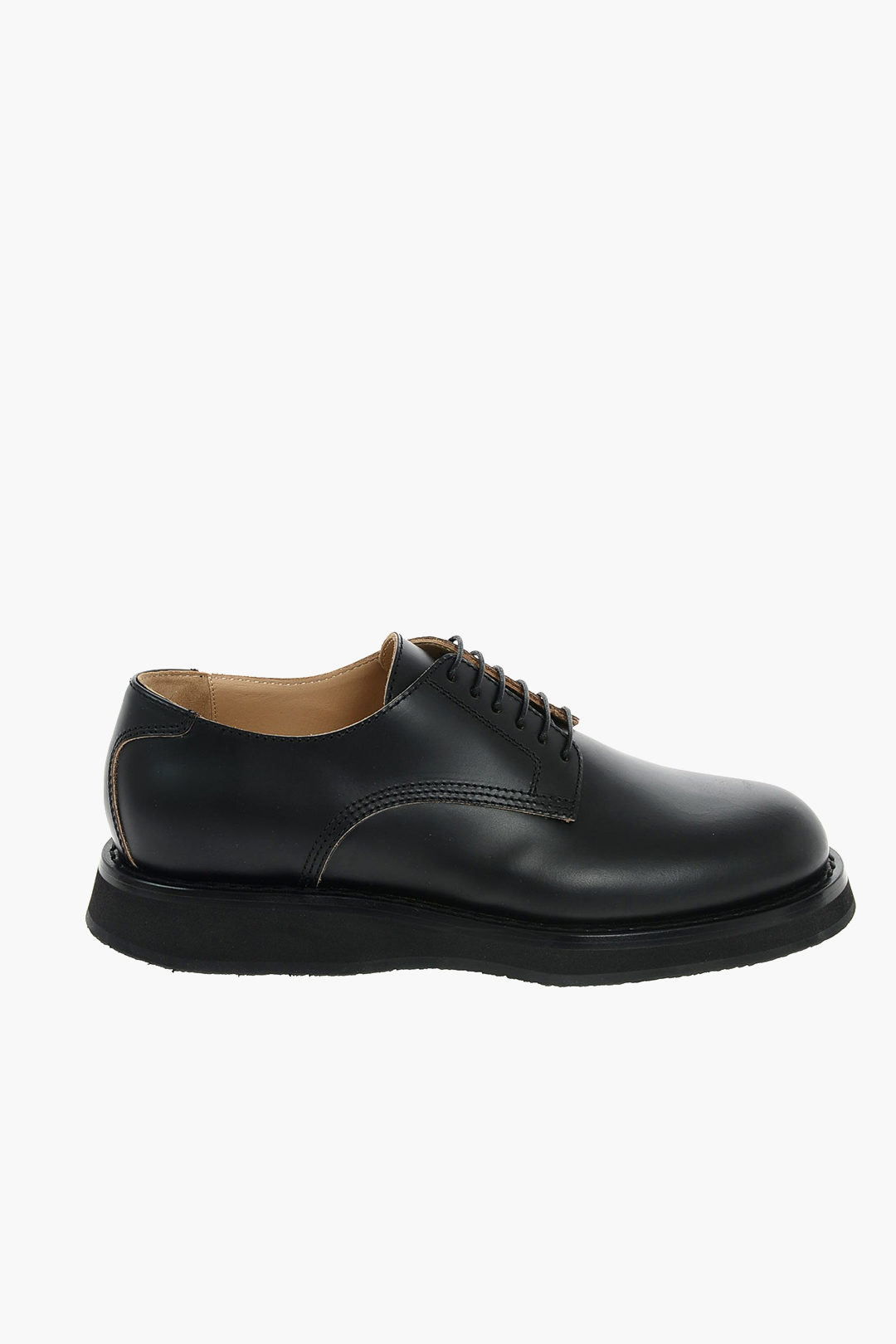 Leather Slip On Derby Shoes